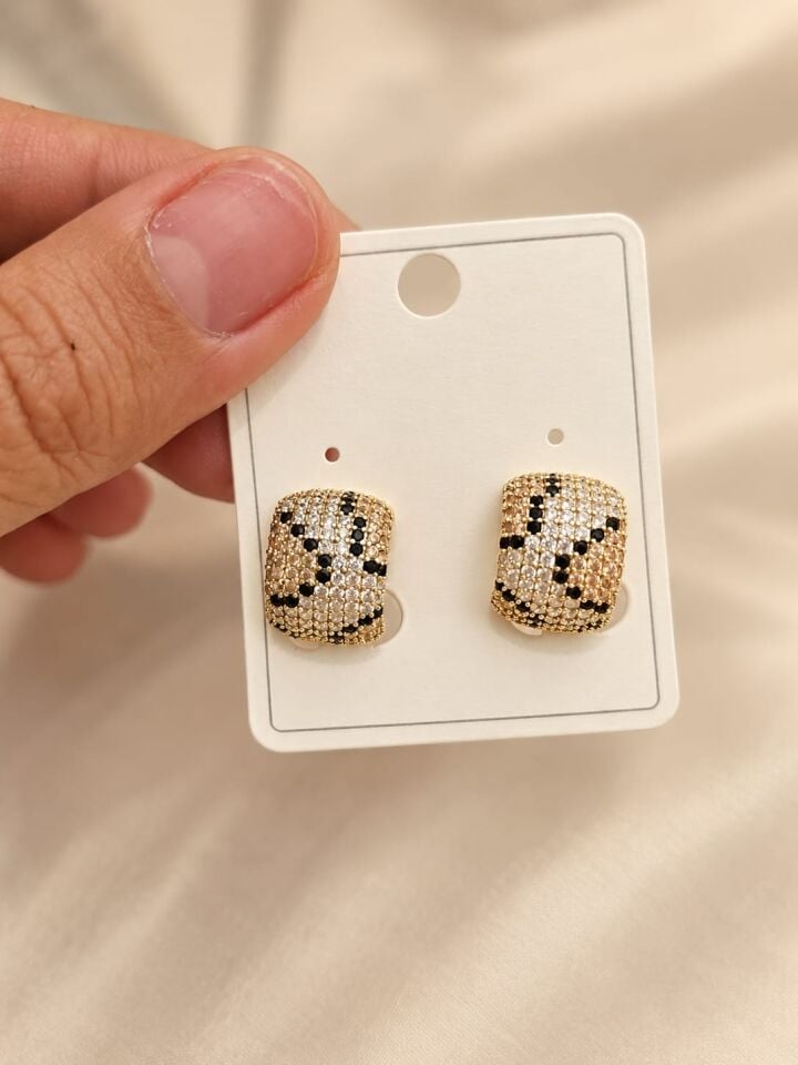 Leopar Xupıng Küpe Küçük Boy