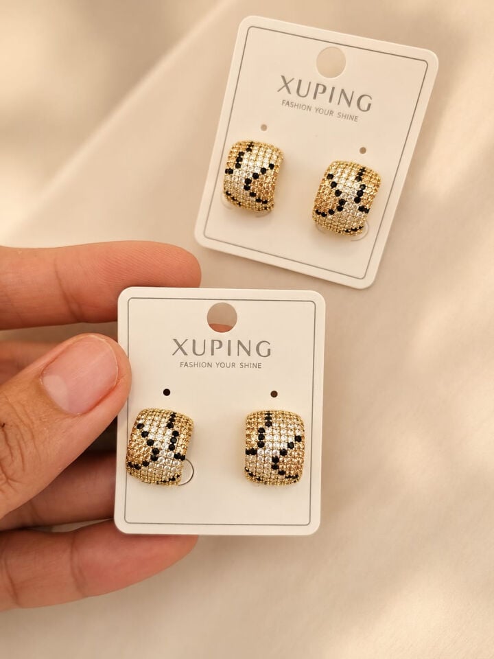Leopar Xupıng Küpe Küçük Boy