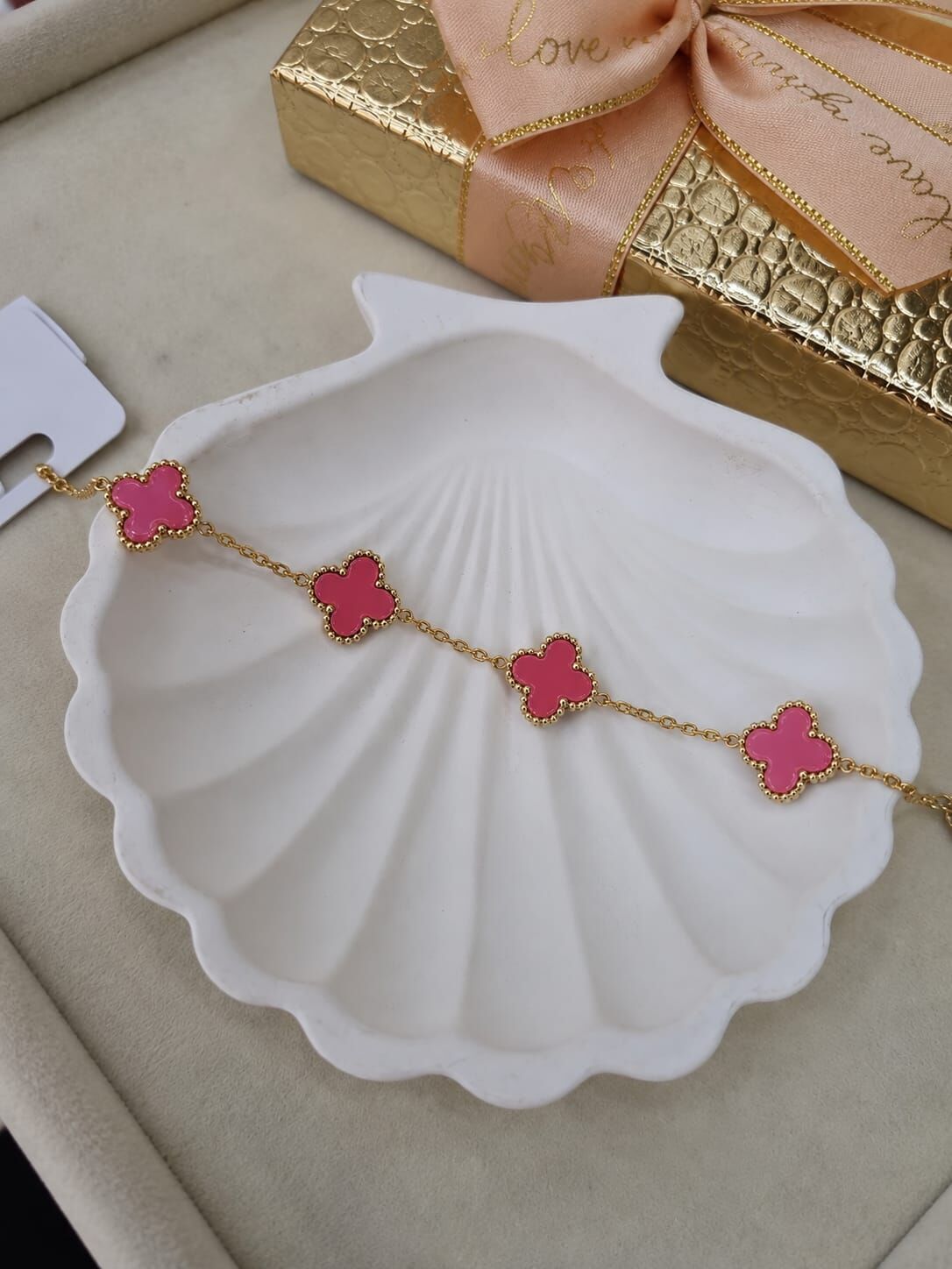 Marka Model Bileklik Yonca Pembe